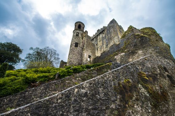 castle on mountain